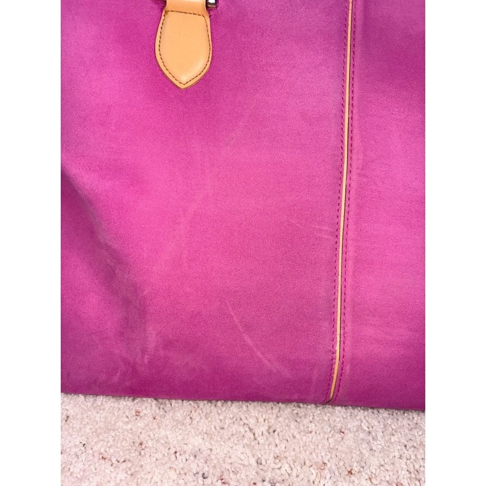Pegasus Pink‎ & Tan Large Y2K Canvas Tote Shoulder Bag Carry-on